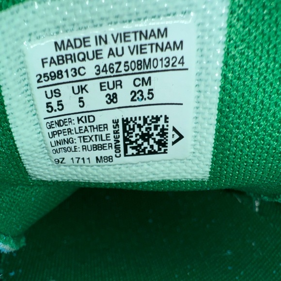 NWT CONVERSE BLUE & GREEN HAWAIIAN OCEAN SUEDE 1 STAR LOWTOP SNEAKERS MEN SZ 5.5 - Picture 3 of 8